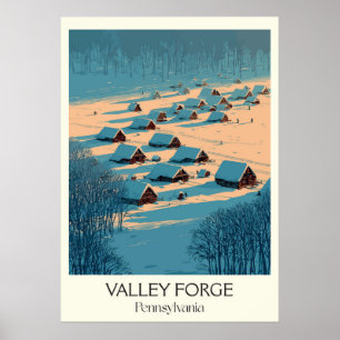 Póster Valley Forge Pennsylvania Vintage Wincamp Art