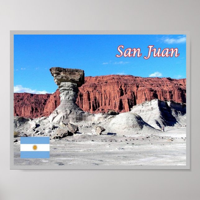 Póster Valley of the Moon - San Juan - Argentina - (Frente)