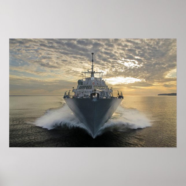Póster Valor de Fort de USS (LCS 3) (Frente)