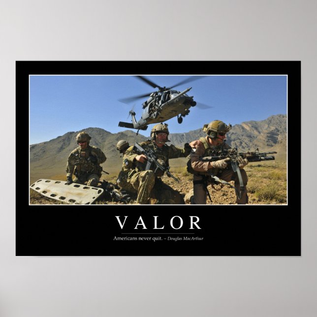 Póster Valor: Inspirador presupuesto 2 (Frente)