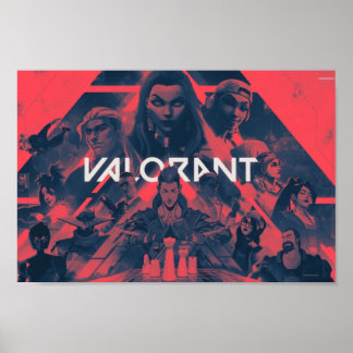 Póster Valorant agents poster