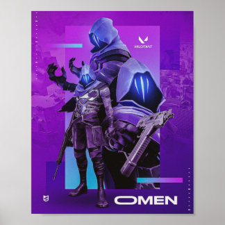 Póster Valorant omen poster