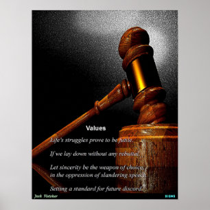 Póster Valores