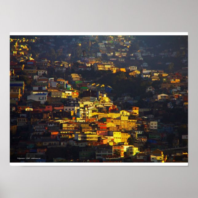 Póster Valparaíso, Chile (Frente)