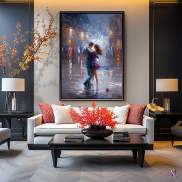 Póster Vals de medianoche - Romance lluvioso contemporáne
