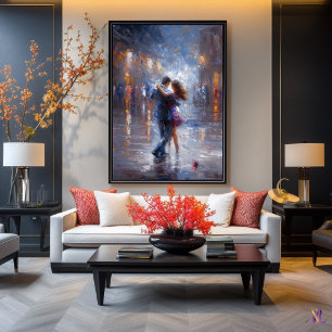 Póster Vals de medianoche - Romance lluvioso contemporáne