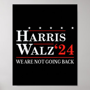 Póster Vals No Volveremos Kamala Harris 2024 2