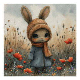 Póster Valse de las Patillas: Un Conejo con un Poco de Fa