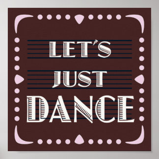 Póster Vamos a bailar