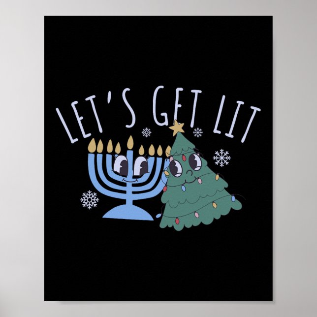 Póster Vamos a conseguir el partido de Navidades Lit Chri (Frente)