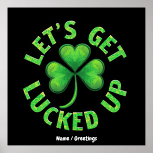 Póster Vamos a dejarnos engañar por el Día de San Patrici