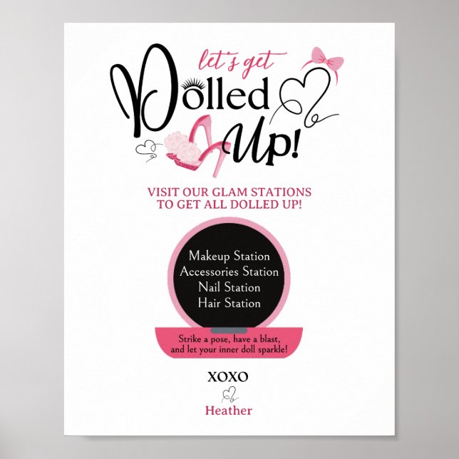 Póster Vamos a dejarnos llevar por el Rótulo Fiesta (Frente)