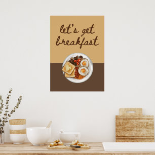 Póster Vamos a desayunar