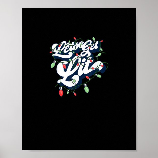 Póster ¡Vamos a encender! Grap ligero para Navidades que  (Frente)