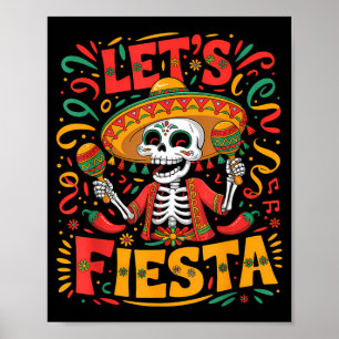 Póster Vamos a fiesta de fiesta mexicana 5 de mayo divert