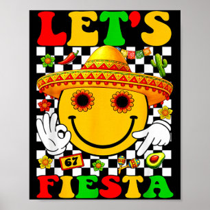 Póster Vamos a fiesta groove chicos mexicanos chicas niño