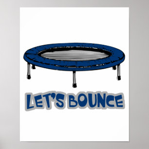 Póster Vamos a rebotar a Trampoline