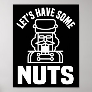 Póster Vamos a tener algunas nueces - Divertido juego de 
