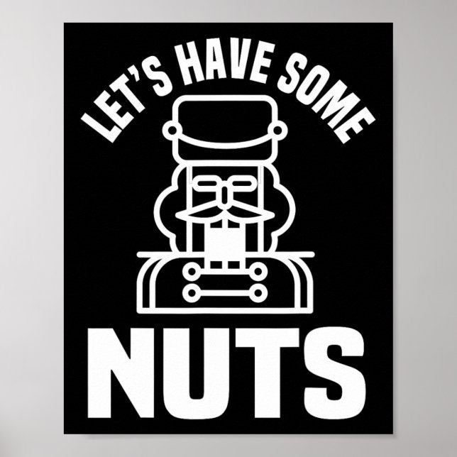 Póster Vamos a tener algunas nueces - Divertido juego de  (Frente)