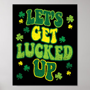 Póster Vamos a tener suerte Día de San Patricio Lindos tr