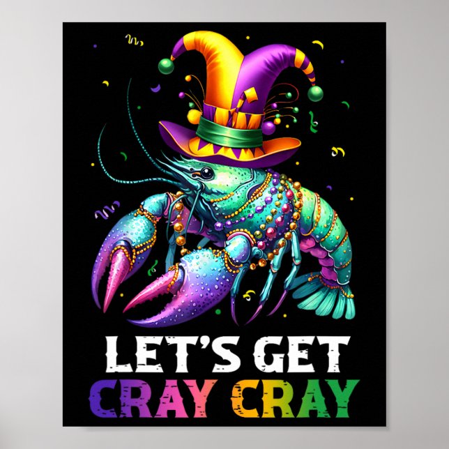 Póster Vamos a tener un disfraz de cangrejo de cray cray  (Frente)