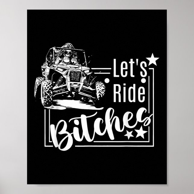Póster Vamos A Viajar Es Utv Sxs Cuatro Ruedas Utv Offroa (Frente)