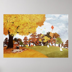 Póster Vamos a volar cometas