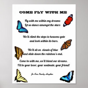 PÓSTER VAMOS A VOLAR CONMIGO POEM