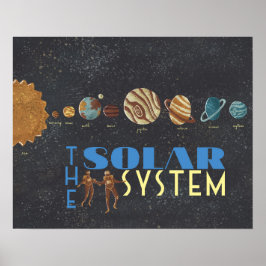 Póster Vamos al Poster de sistemas solares espaciales