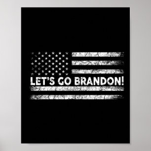 Póster Vamos Brandon Joe Biden a despedir a Biden