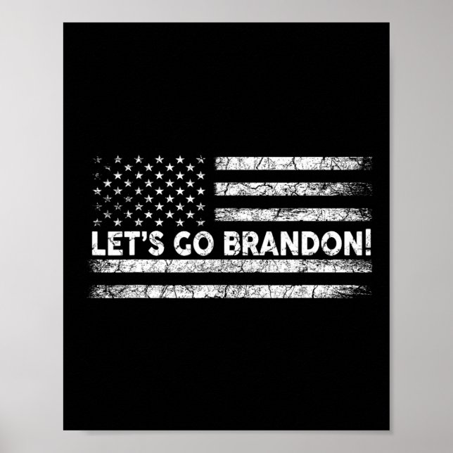 Póster Vamos Brandon Joe Biden a despedir a Biden (Frente)