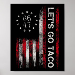 Póster Vamos Camiseta Divertida de Taco Vamos Taco 3