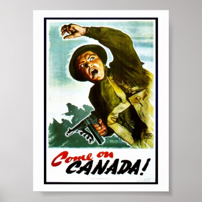 Póster ¡Vamos Canadá! (Frente)