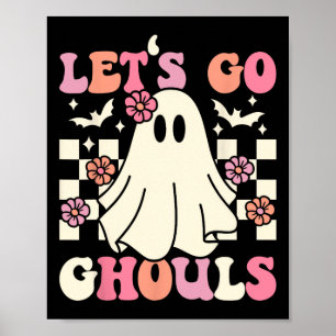 Póster Vamos Ghouls Halloween Ghost Costume Retro Groo