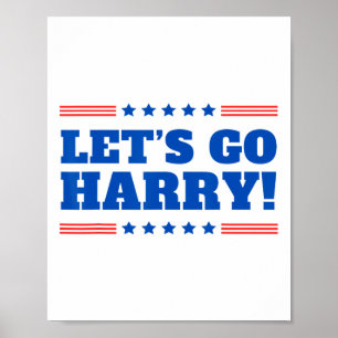 Póster Vamos Harry - Votas a Trump hoy es gracioso 2
