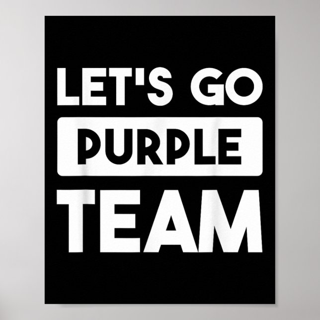 Póster Vamos Purple Team War Game Competition Summer Ca (Frente)