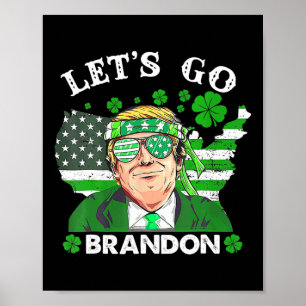 Póster Vamos Shamrock Brandon Feliz Día de los Simpatizan