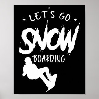 Póster Vamos Snowboard Snowboard Snowboard
