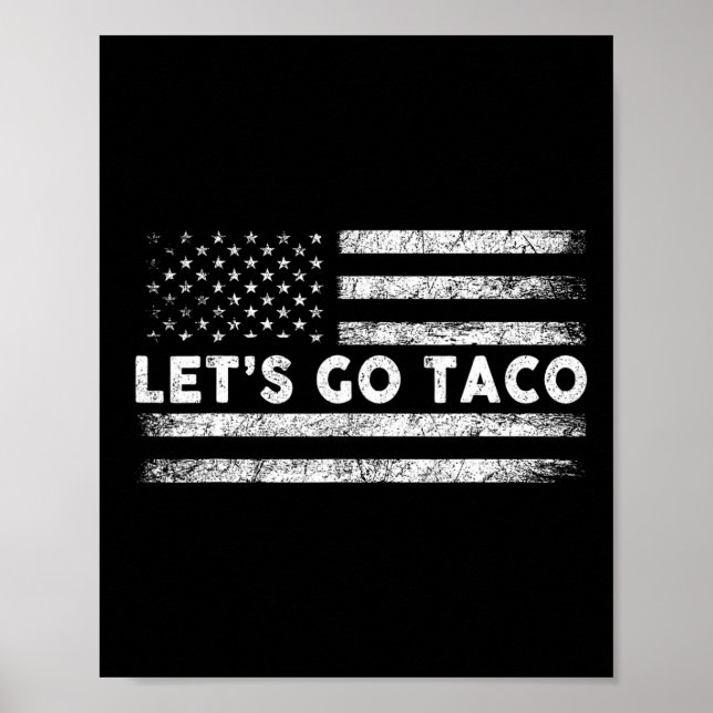 Póster Vamos Taco Divertido Parodia Meme 3  (Frente)