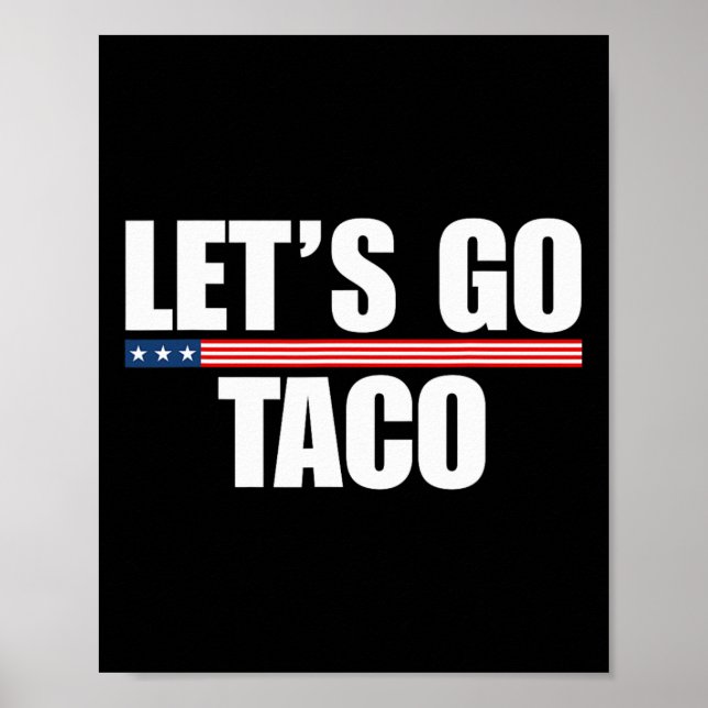 Póster Vamos Taco Funny siempre se pasa 2 (Frente)