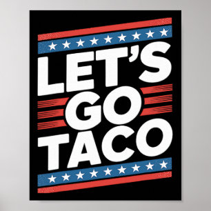 Póster Vamos Taco Shirt Funny