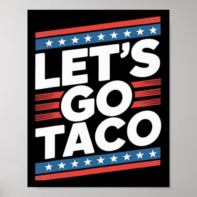 Póster Vamos Taco Shirt Funny (Frente)
