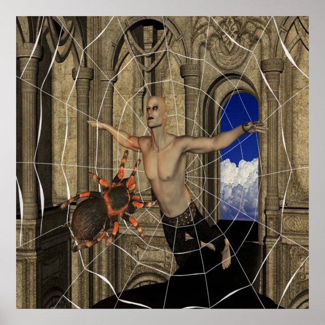 Póster Vampire Spiders Web (Frente)