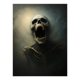 Póster Vampire's Scream - Gothic Horror Art
