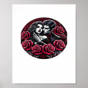 Póster Vampiric Romance Gótico - Hasta Que La Muerte Nos