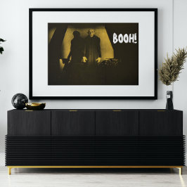 Póster Vampiro Booh Amarillo Película de Terror Nosferatu