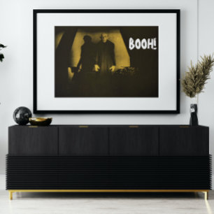 Póster Vampiro Booh Amarillo Película de Terror Nosferatu