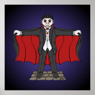 Póster Vampiro cutáneo/dracula