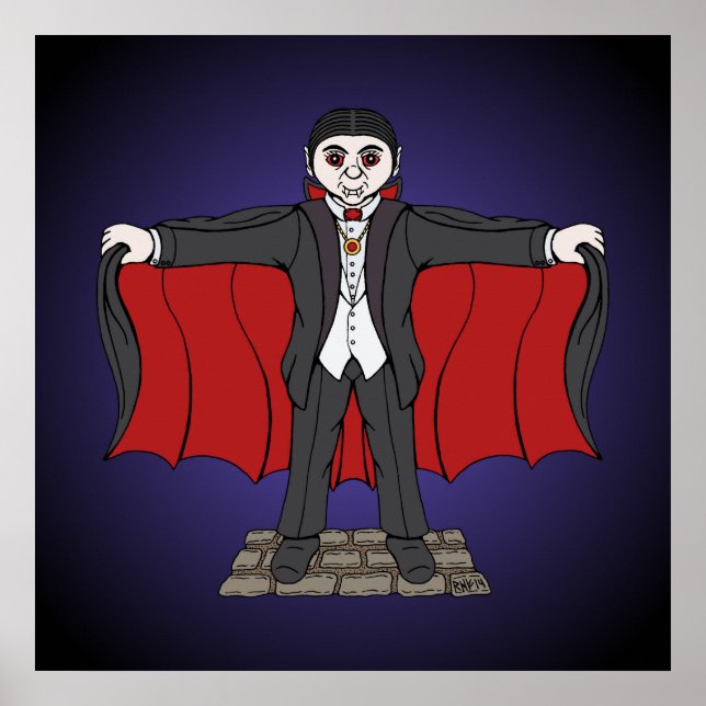 Póster Vampiro cutáneo/dracula (Frente)