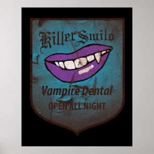 Póster Vampiro dental